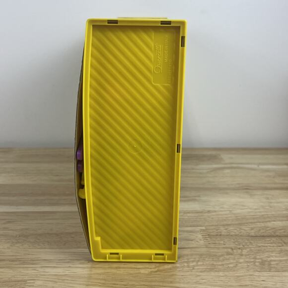 Gears Go Round Discovery Toys Building Blocks Original Case Made In Italy VTG - Picture 10 of 10